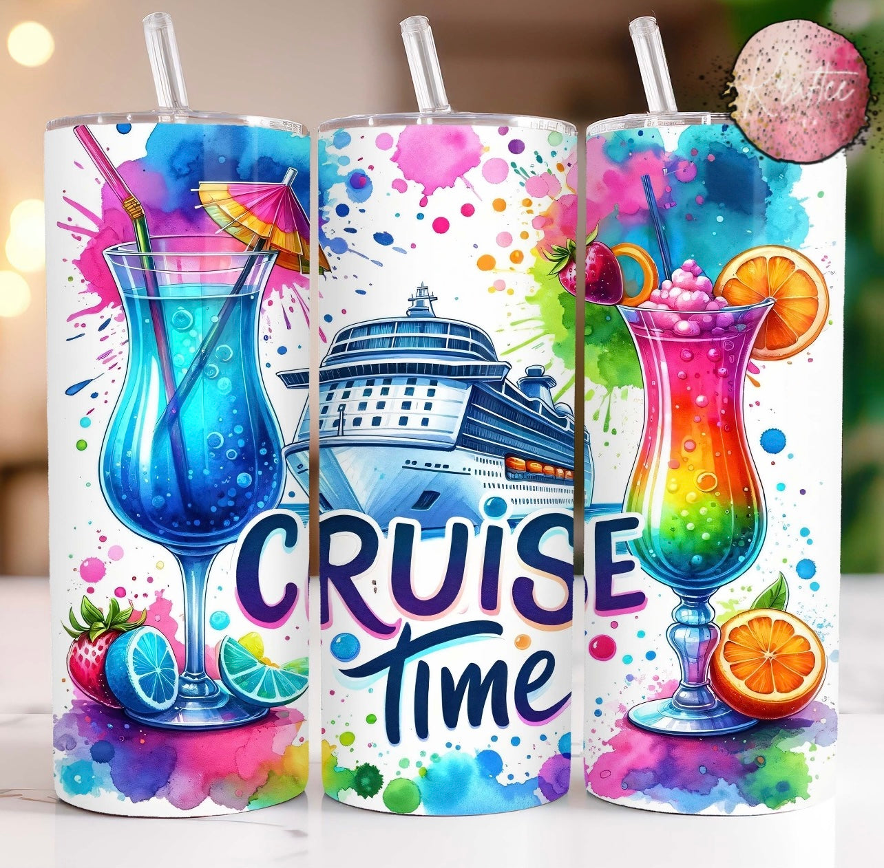 Cruise Time 20oz Skinny Tumbler