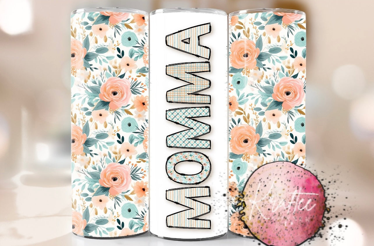 Custom Mothers Day 20oz Skinny Tumbler