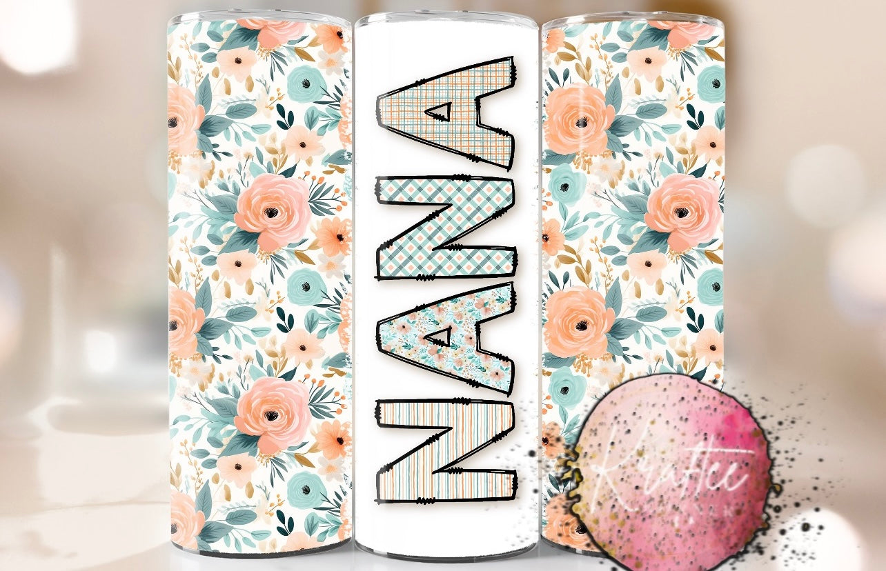 Custom Mothers Day 20oz Skinny Tumbler