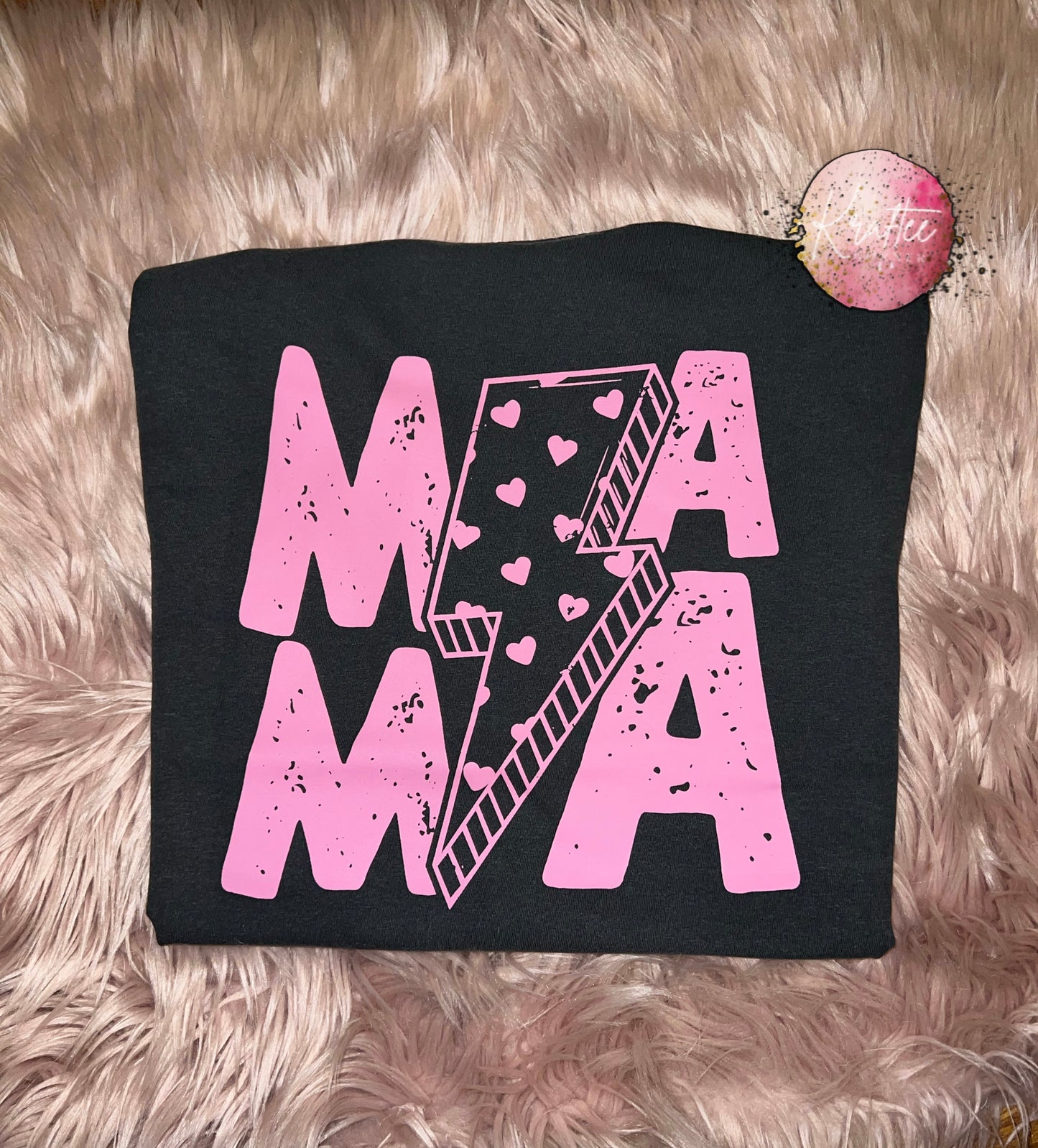 Mama Heart Bolt Unisex T-shirt
