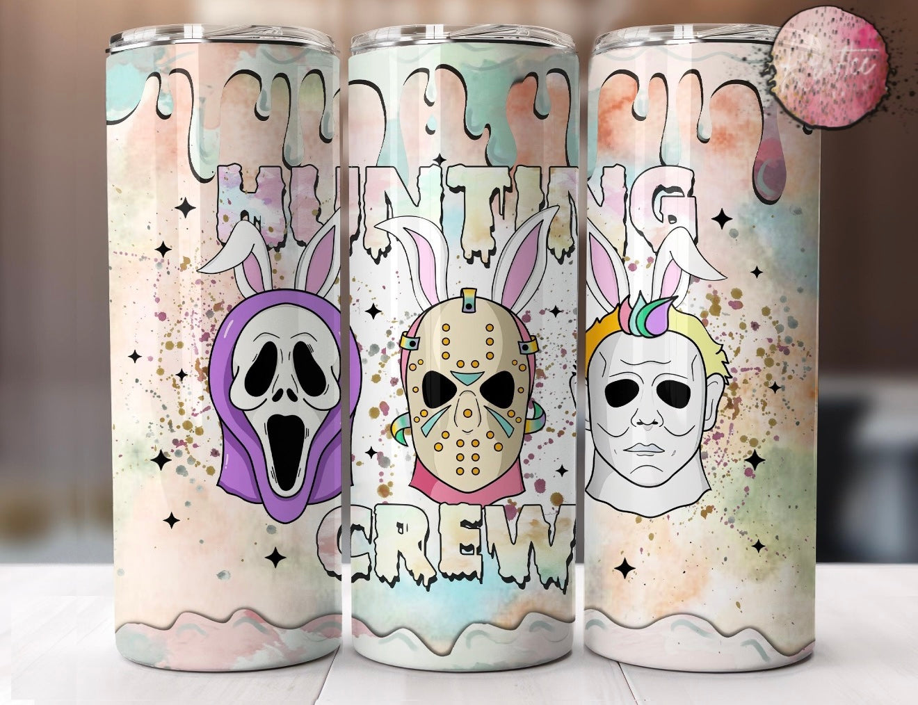 Hunting Crew Horror Drip 20oz Skinny Tumbler