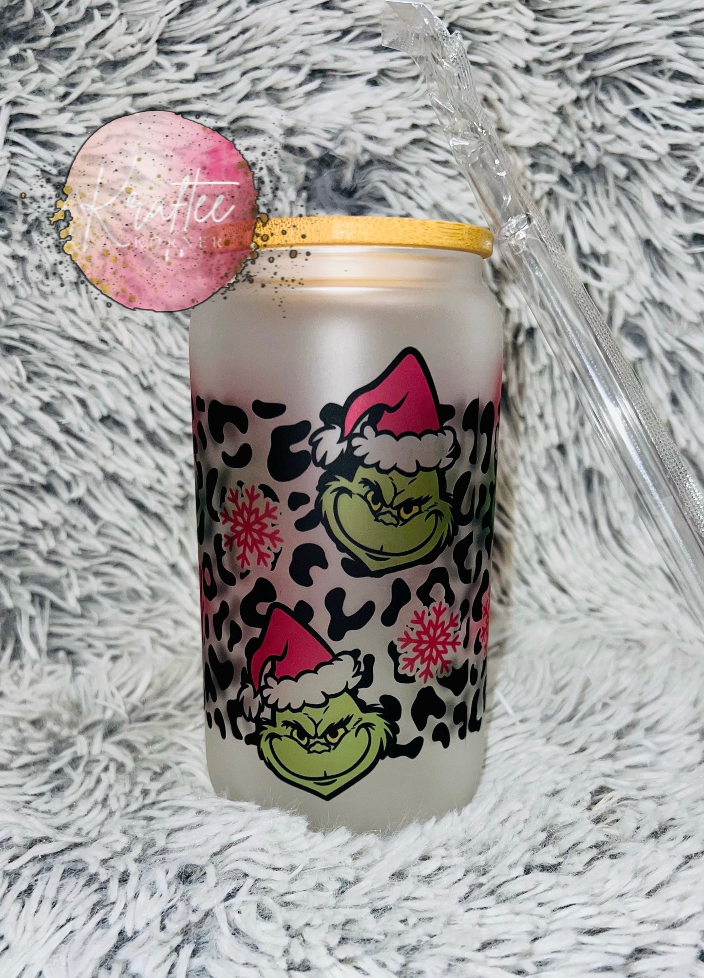 Grinch Era 16oz Libby Glass