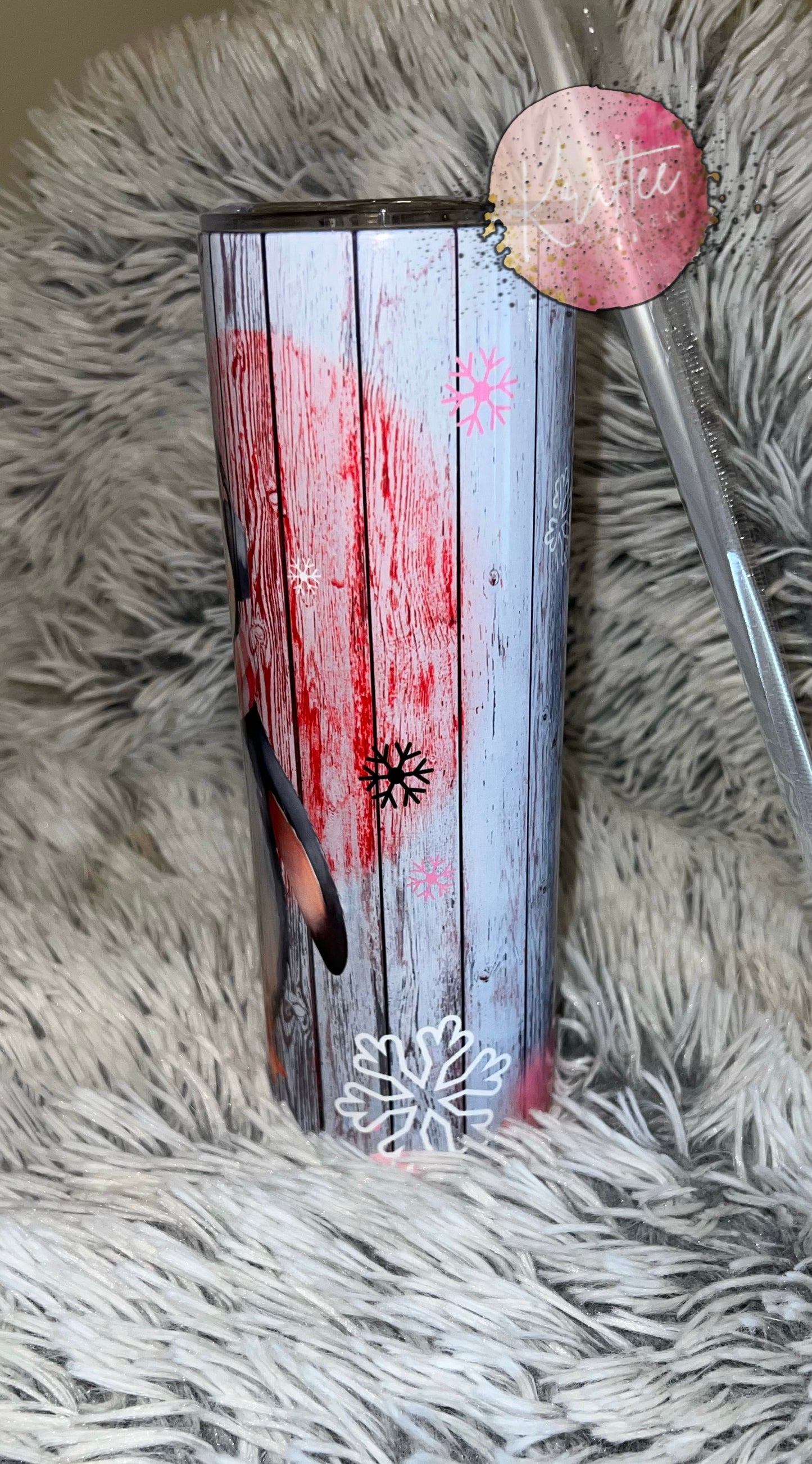 Winter Penguin 20oz Skinny Tumbler