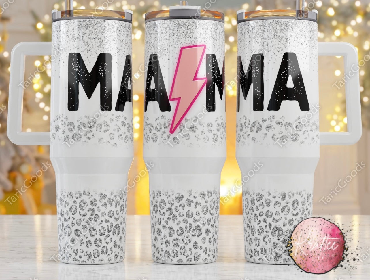 Mama Pink Bolt 40oz Tumbler