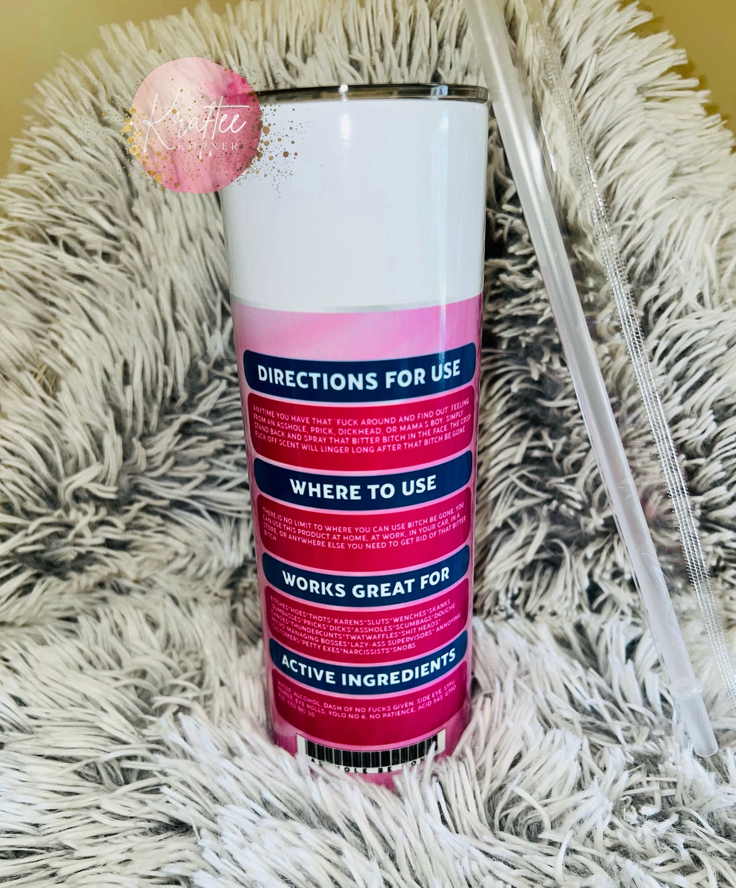 B Be Gone 20oz Skinny Tumbler