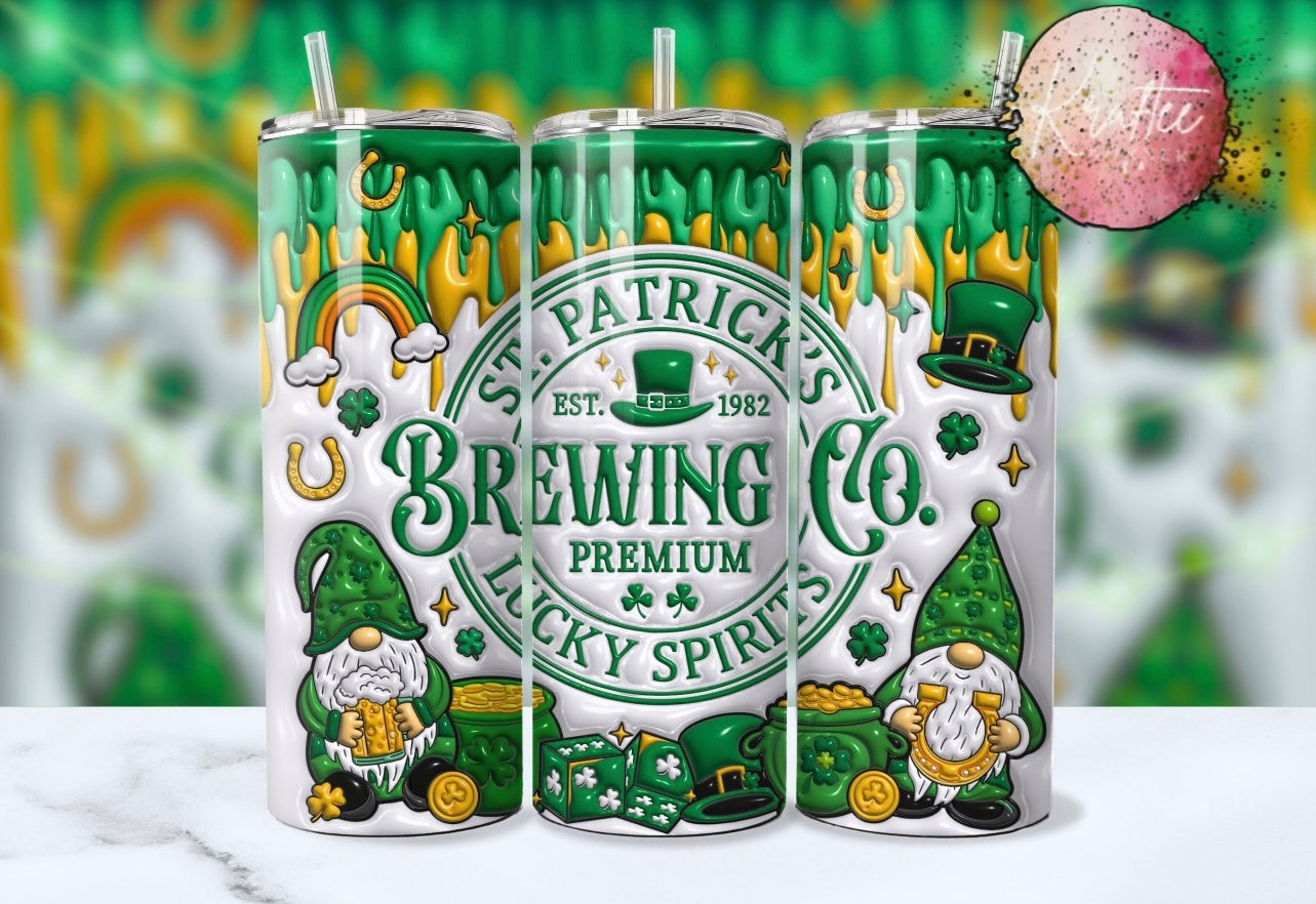 St. Patrick Brewing Co 20oz Skinny Tumbler
