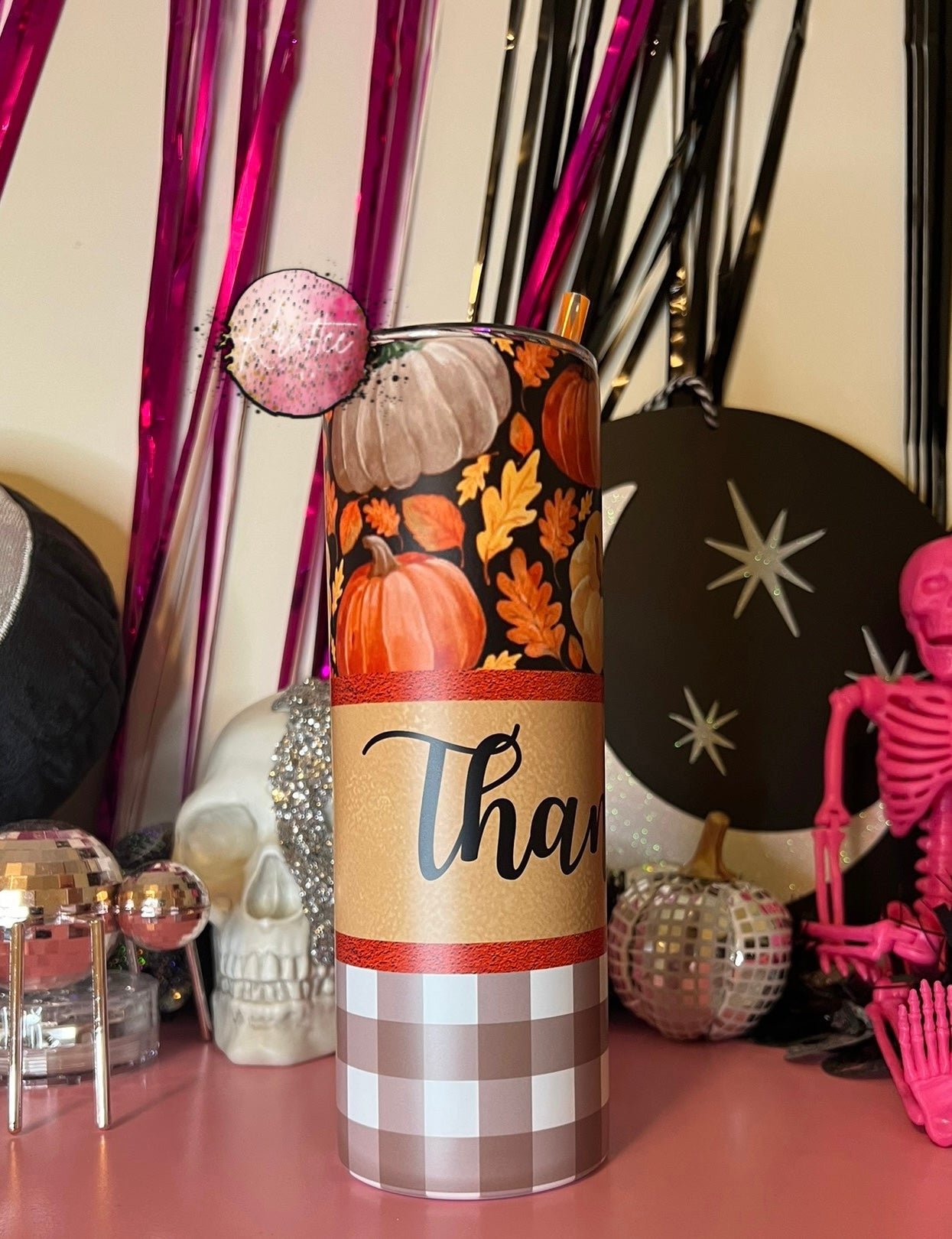 Thankful 20oz Skinny Tumbler