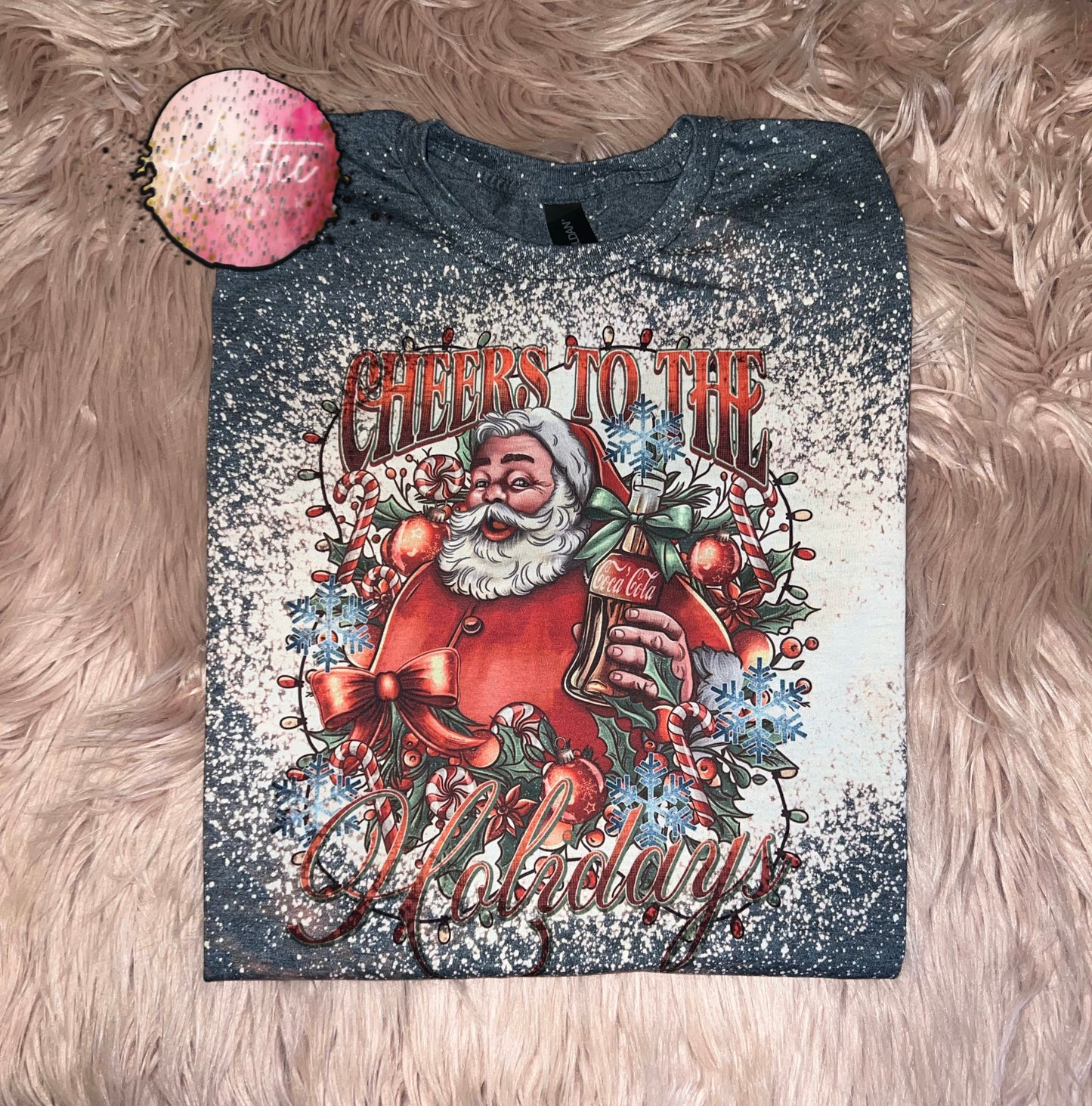 Cola Santa Bleached Unisex T-shirt