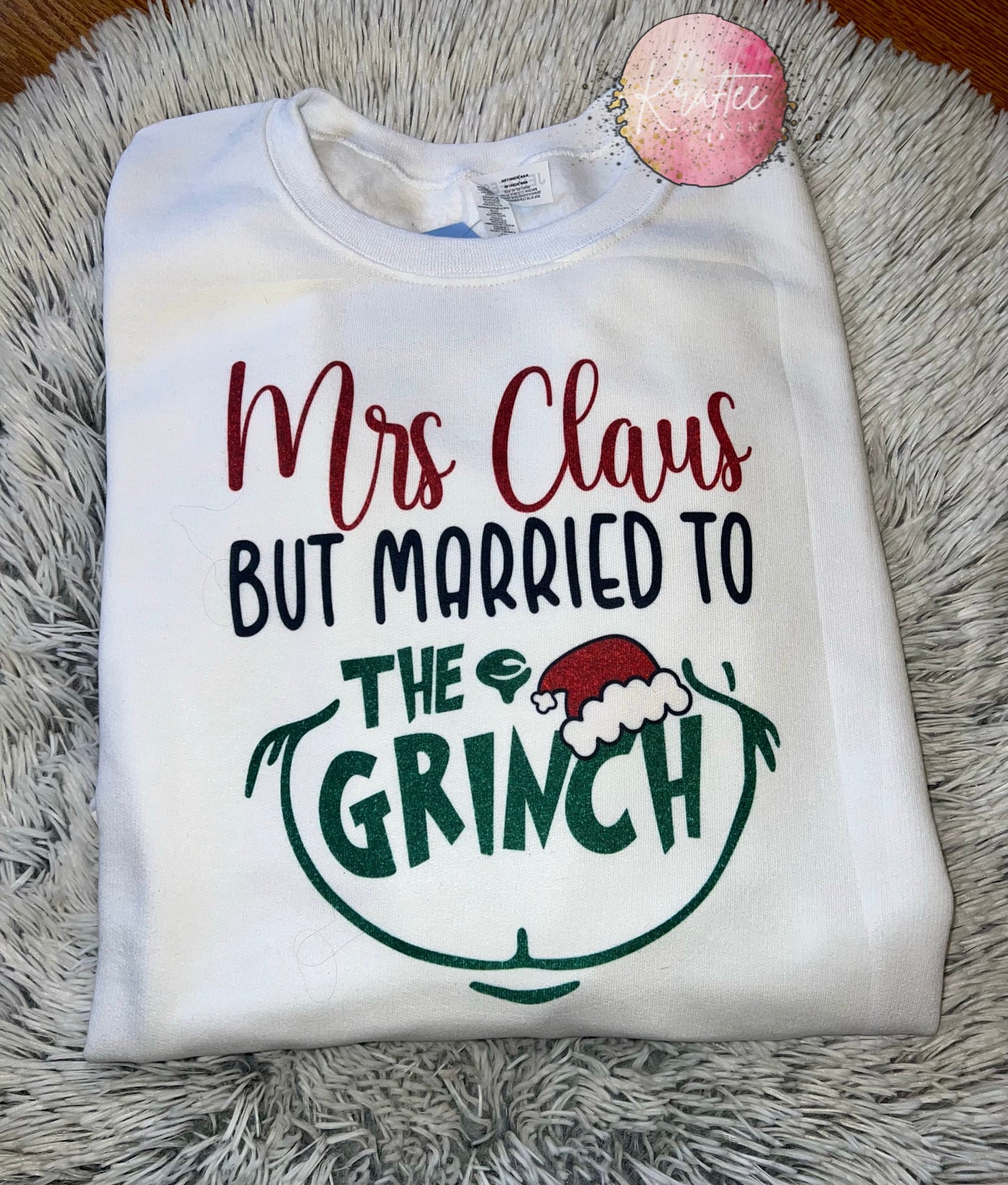 Mrs Claus Adult Unisex Crewneck Sweatshirt