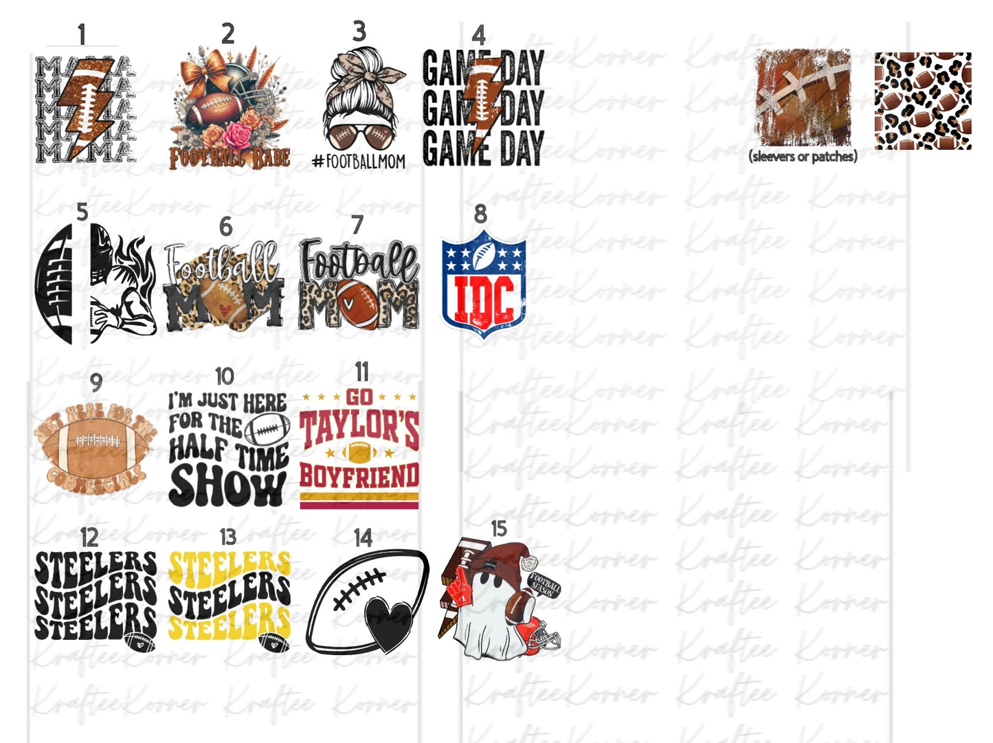 Create Your Own T-shirt - Football Sublimation Designs