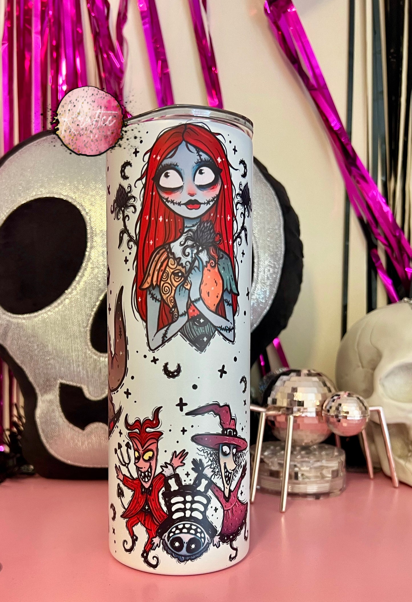 Nightmare Before Christmas 20oz Skinny Tumbler