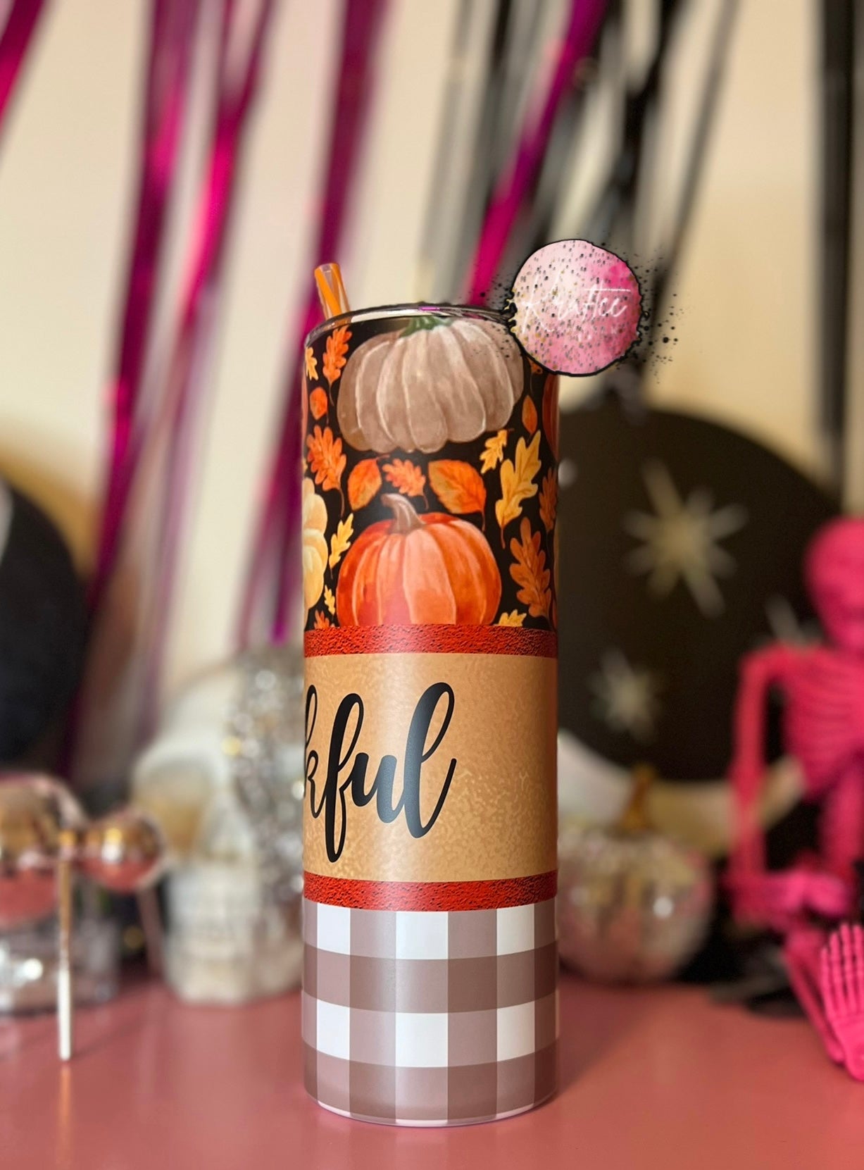 Thankful 20oz Skinny Tumbler