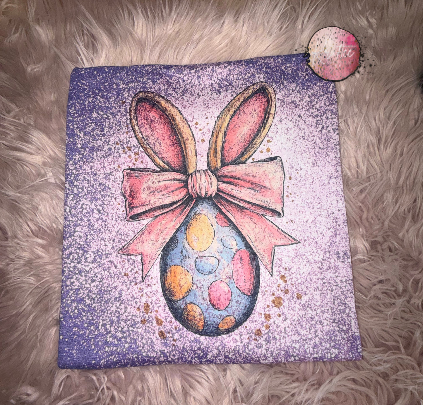 Easter Egg Bleached T-shirt
