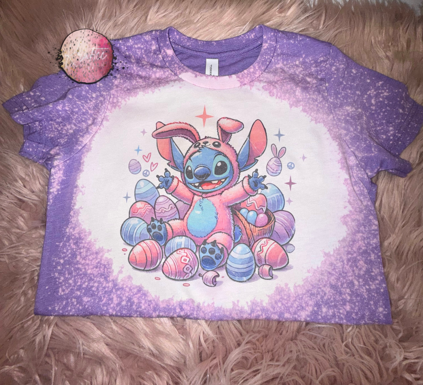 Easter Stitch Bleached T-shirt