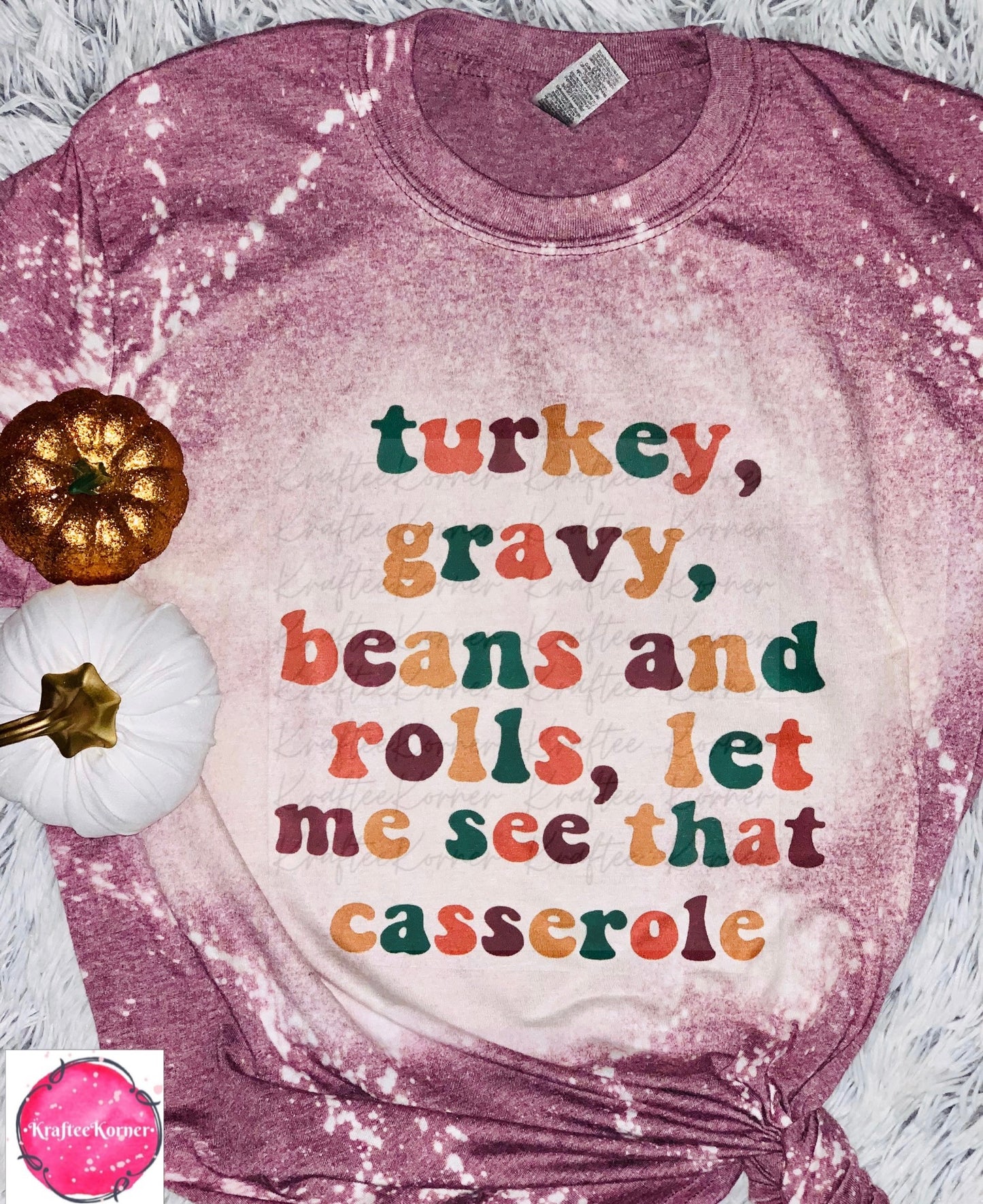 Casserole Bleached Unisex T-shirt