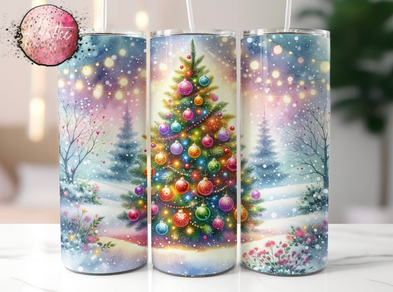 Christmas Tree 20oz Skinny Tumbler