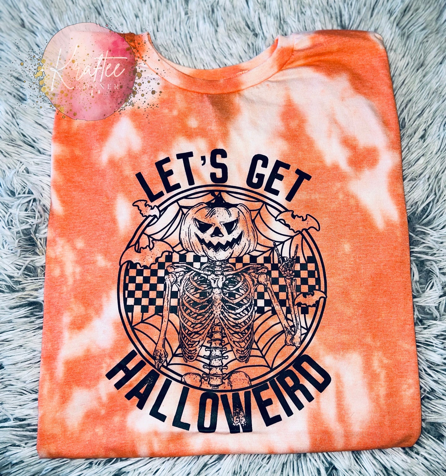 Halloweird Adult Bleached Unisex T-shirt