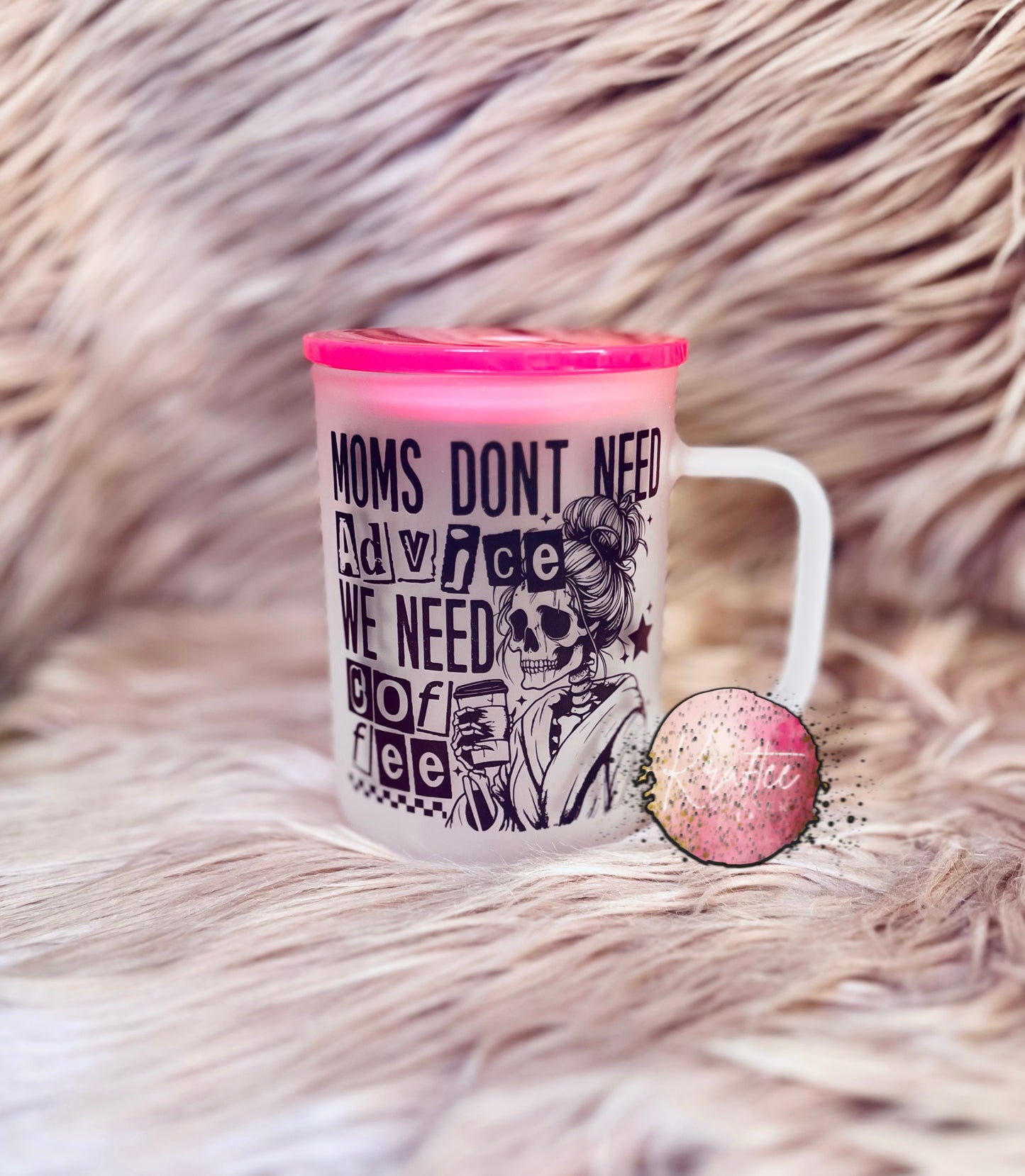 17oz Glass Coffee Mug