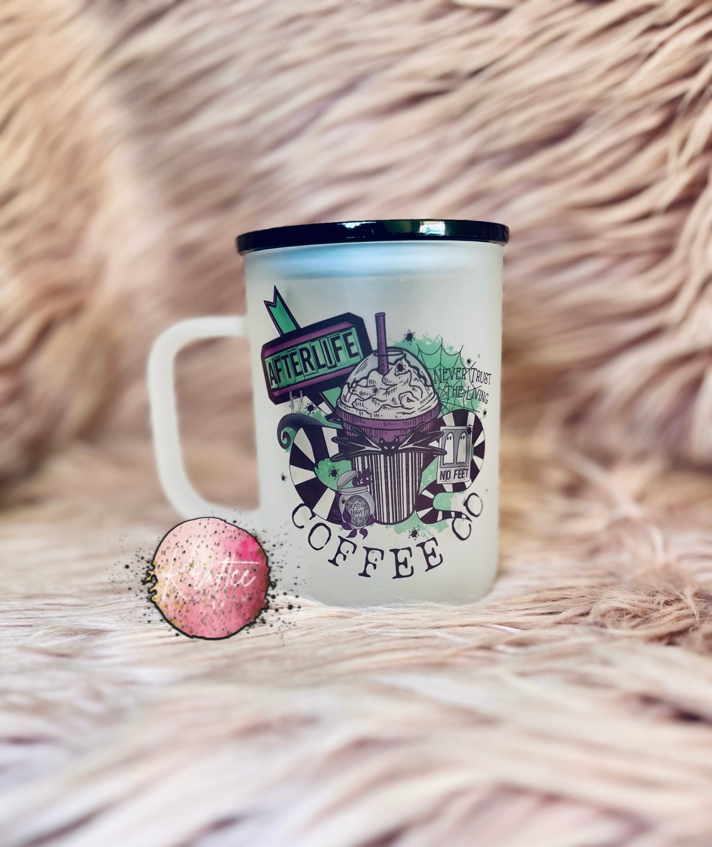 17oz Glass Coffee Mug