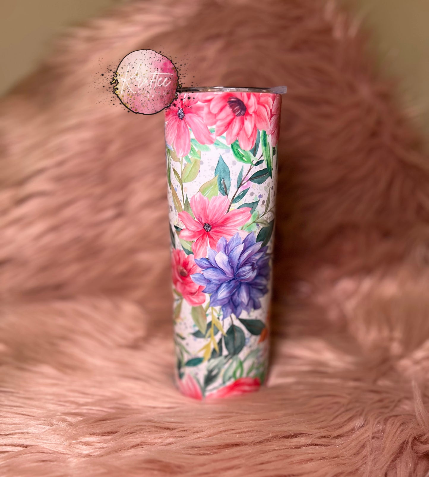 Floral 20oz Skinny Tumbler