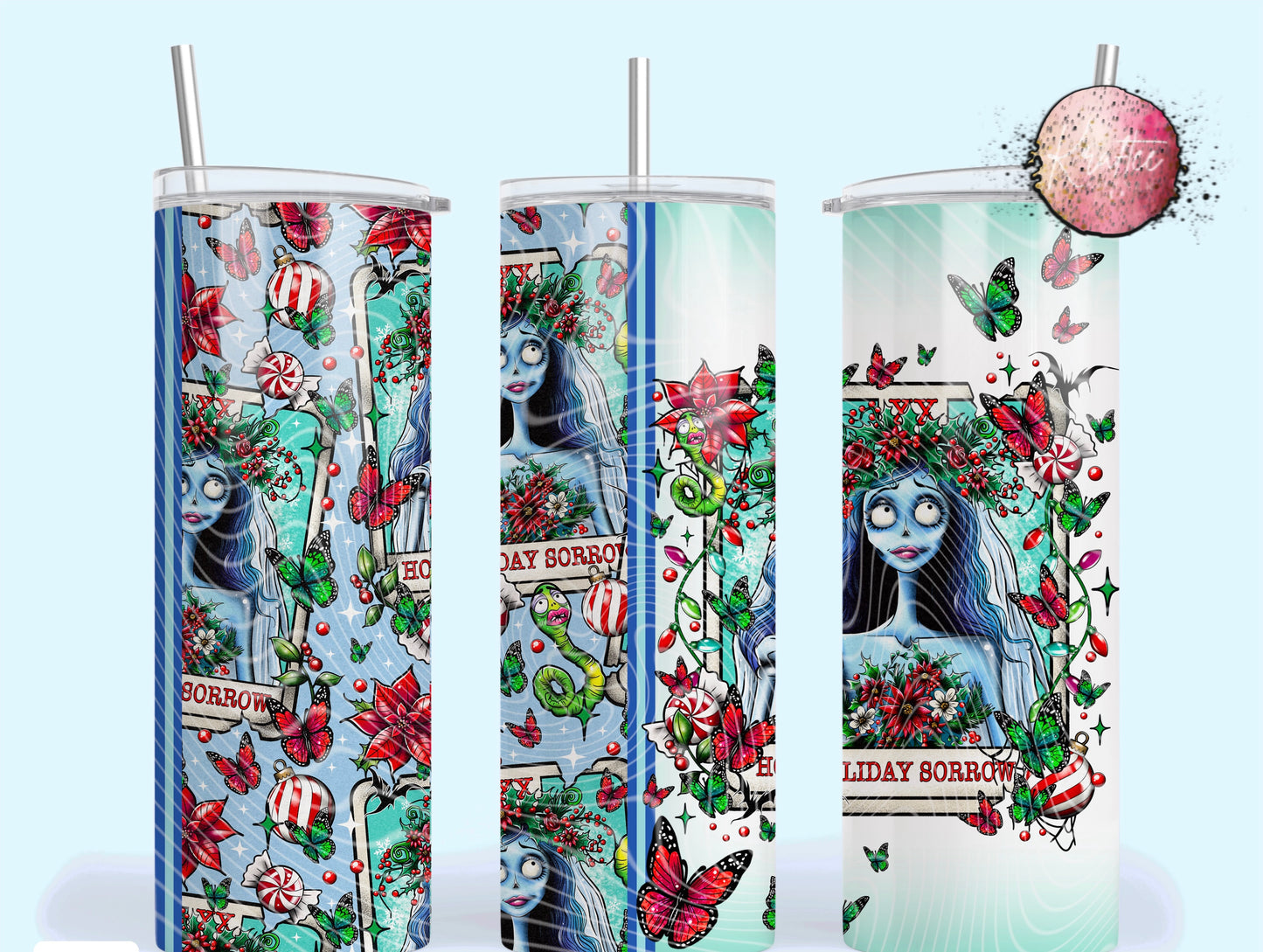 Holiday Sorrow 20oz Skinny Tumbler
