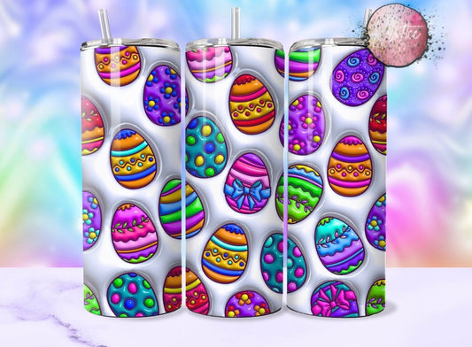 Easter Eggs 20oz Skinny Tumbler