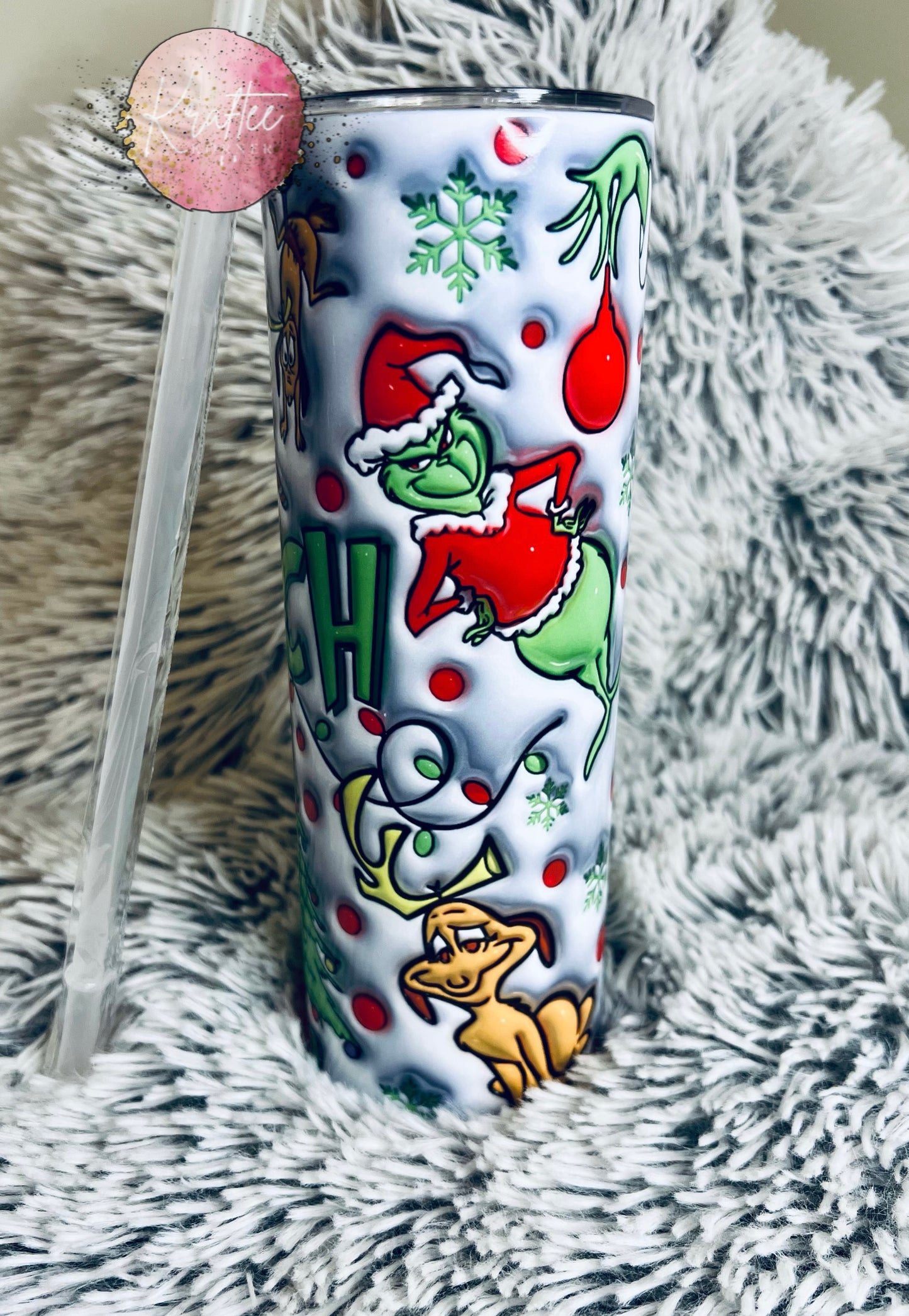 Grinch 20oz Skinny Tumbler