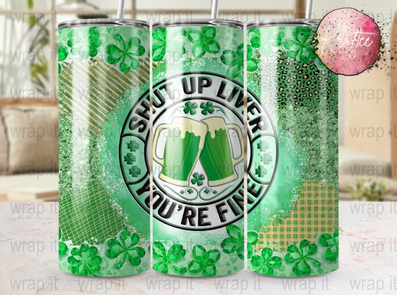 Shut Up Liver You’re Fine 20oz Skinny Tumbler