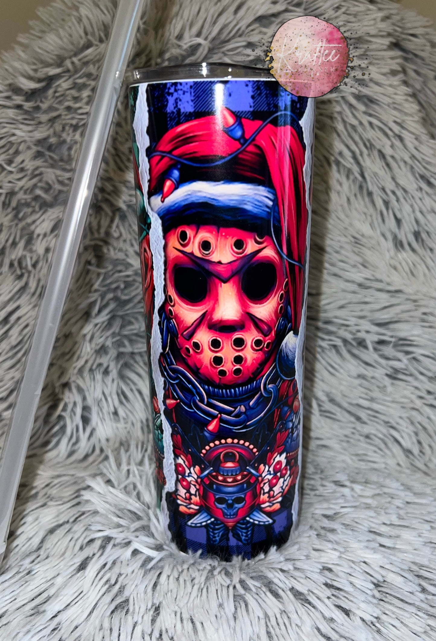 Christmas Horror 20oz Skinny Tumbler