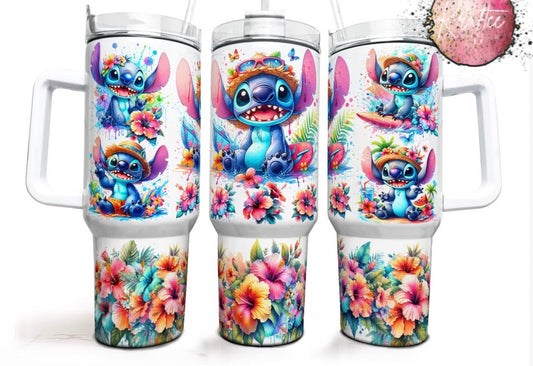 Summer Stitch 40oz Tumbler