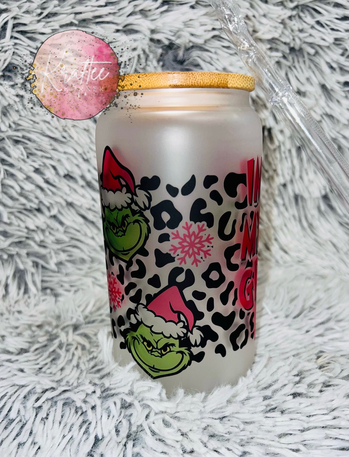 Grinch Era 16oz Libby Glass