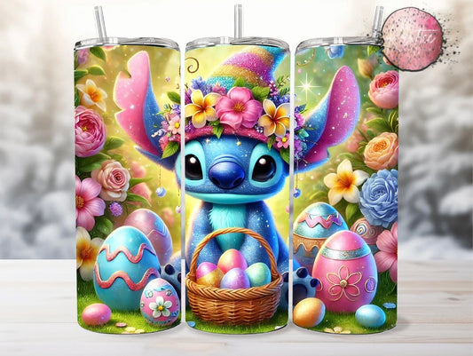 Easter Stitch 20oz Skinny Tumbler