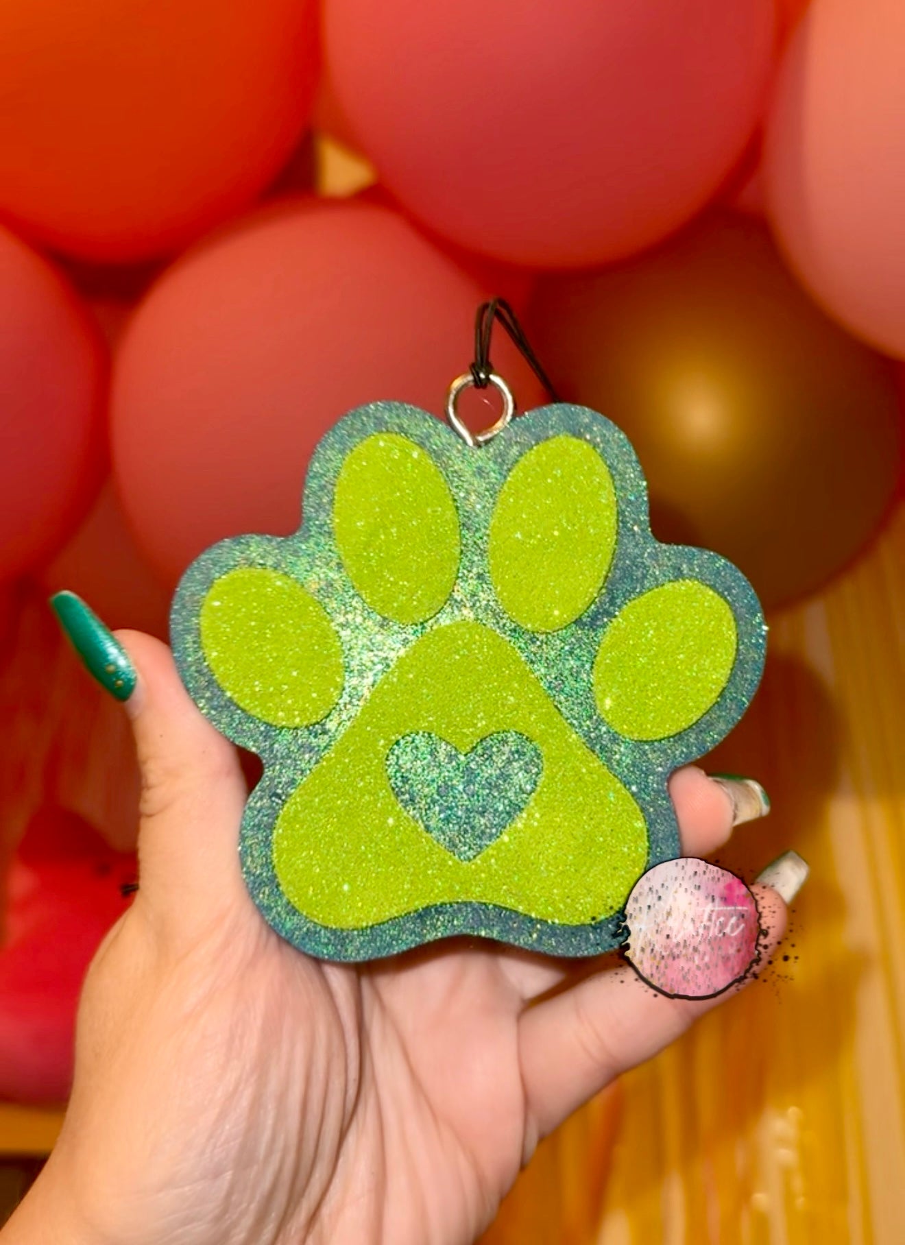 Paw Print Car Freshie