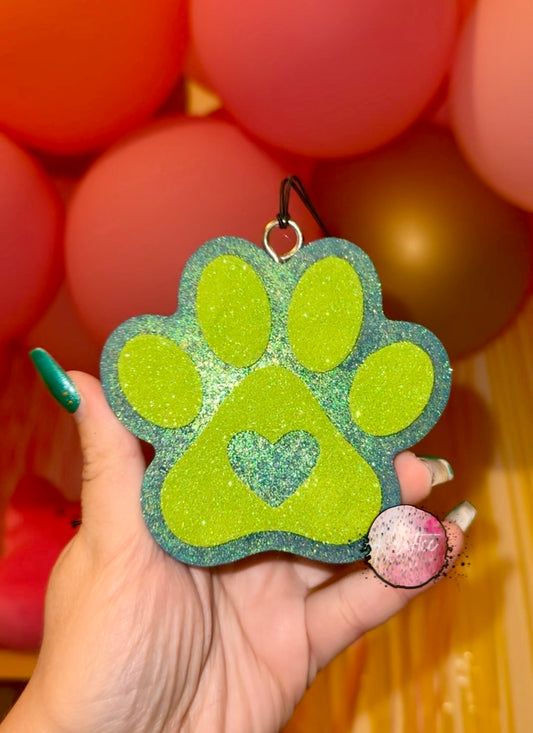 Paw Print Car Freshie