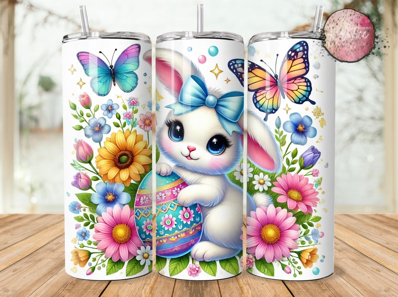 Easter Bunny 20oz Skinny Tumbler