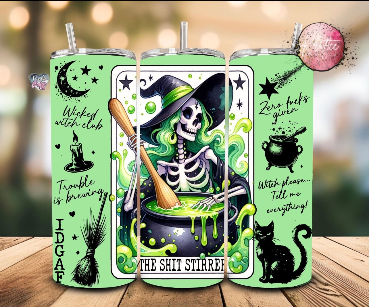The Shit Stirrer 20oz Skinny Tumbler