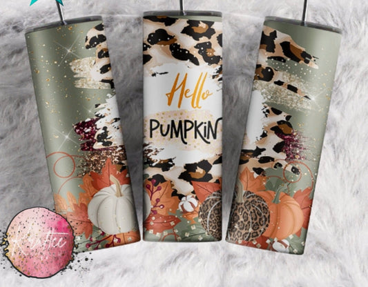 Hello Pumpkin 20oz Skinny Tumbler