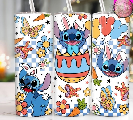 Easter Stitch 20oz Skinny Tumbler