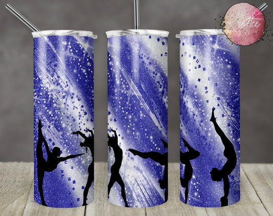 Gymnastics 20oz Skinny Tumbler