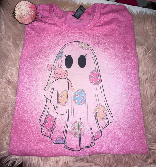 Easter Egg Ghost Bleached T-shirt