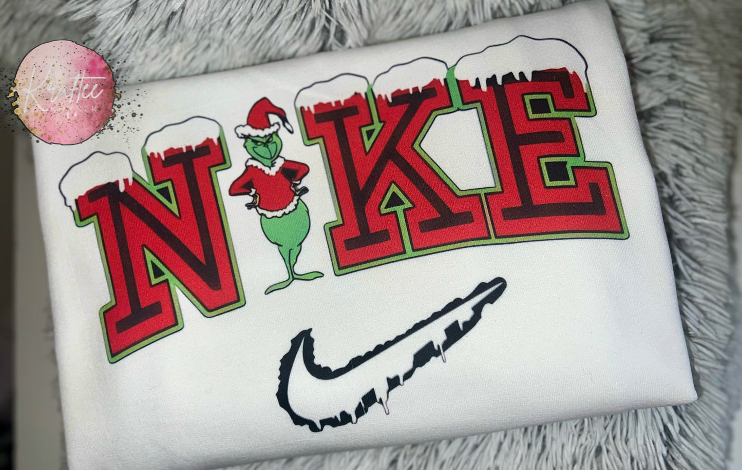 Nike Green Guy Adult Unisex Crewneck Sweatshirt