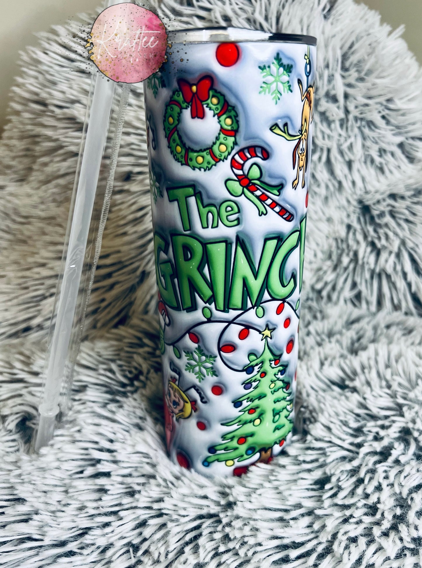 Grinch 20oz Skinny Tumbler