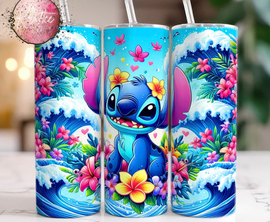 Beach Stitch 20oz Skinny Tumbler