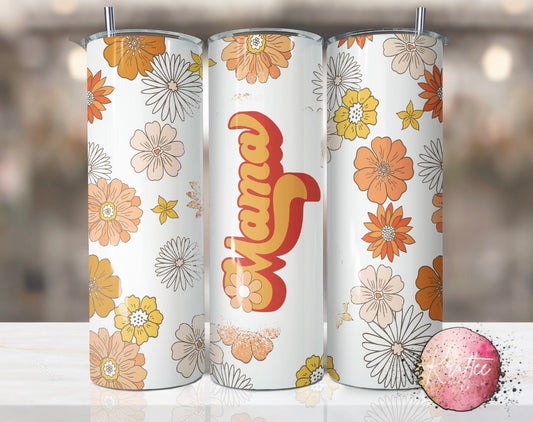Floral Mama 20oz Skinny Tumbler