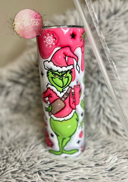 Boujee Green Guy 20oz Skinny Tumbler