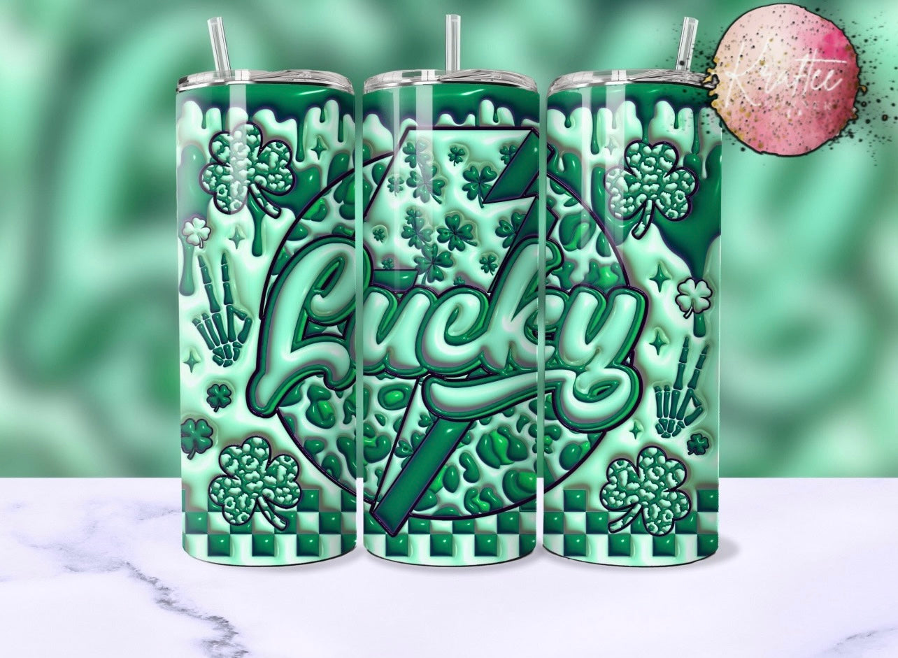 Lucky Drip 20oz Skinny Tumbler