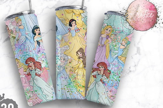 Princesses 20oz Skinny Tumbler
