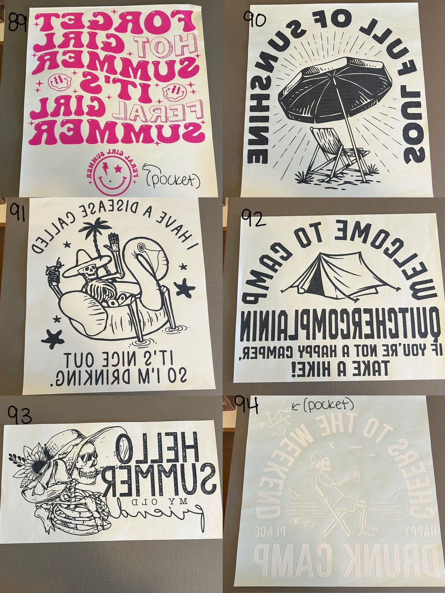 Create Your Own T-shirt - Single Color Prints Summer