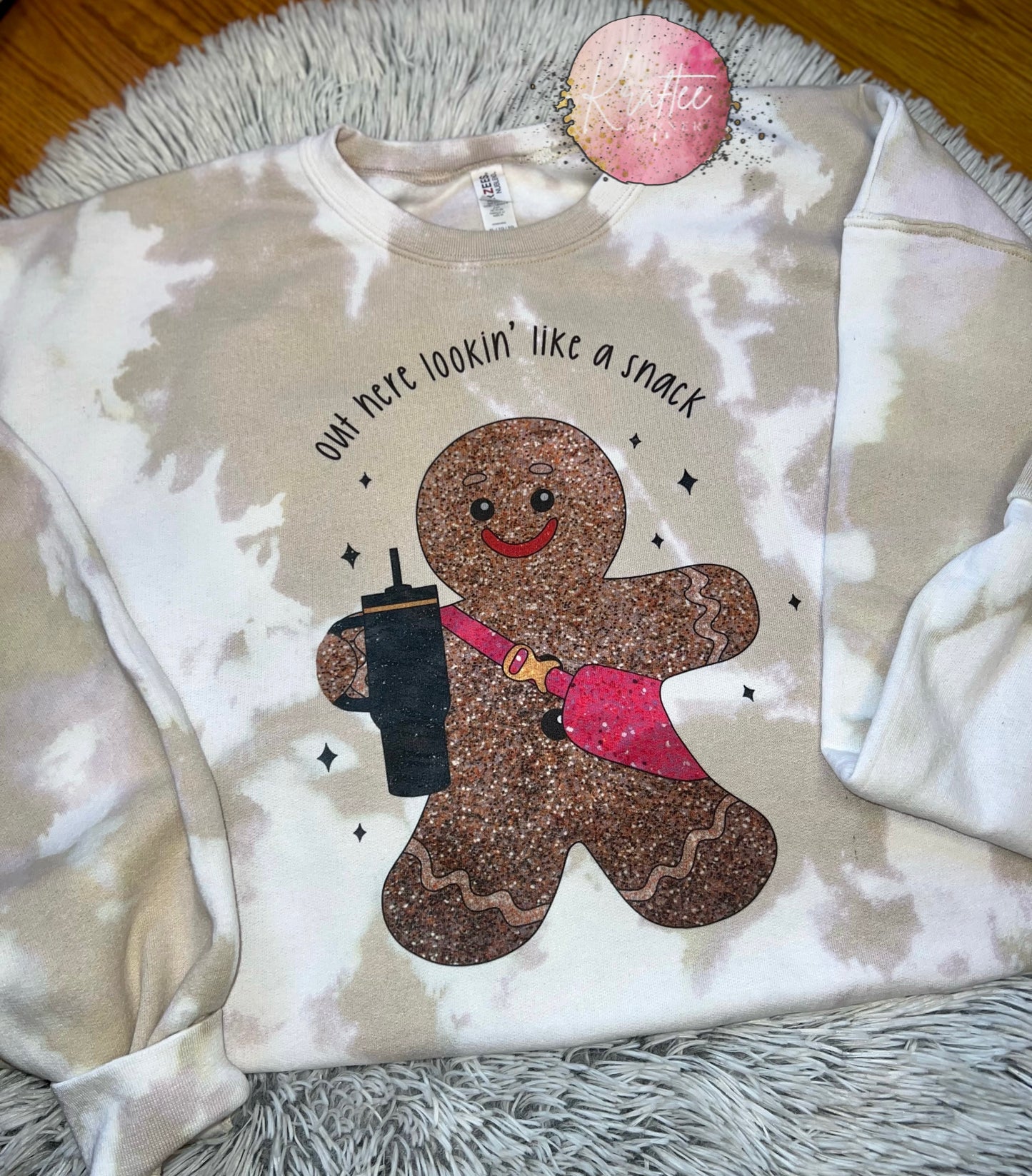 Gingerbread Snack Bleached Unisex T-shirt/Sweatshirt