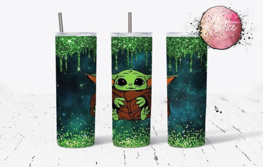Yoda Drip 20oz Skinny Tumbler